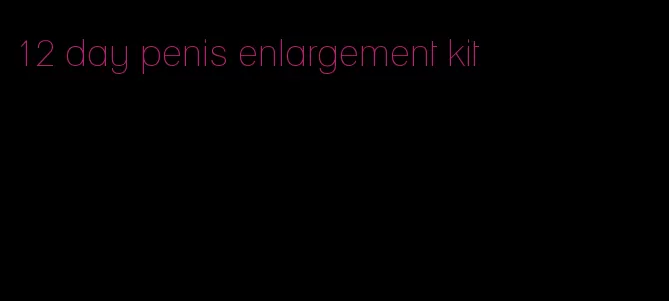 12 day penis enlargement kit