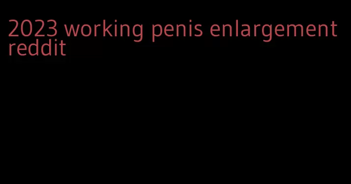 2023 working penis enlargement reddit