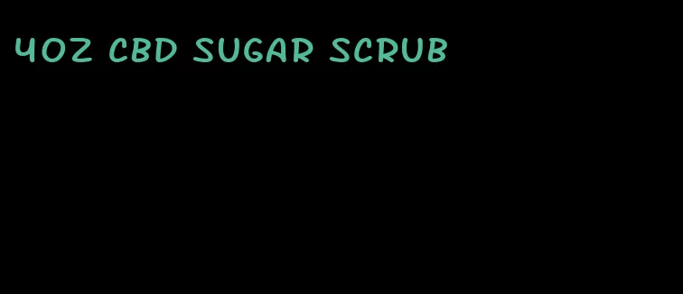 4oz cbd sugar scrub