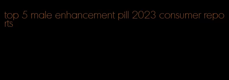 top 5 male enhancement pill 2023 consumer reports