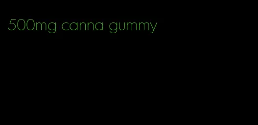 500mg canna gummy