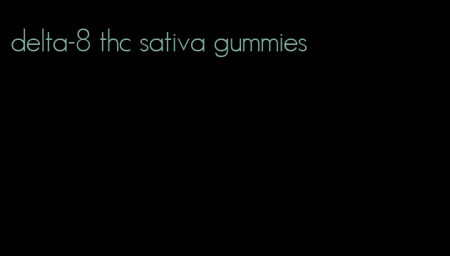 delta-8 thc sativa gummies