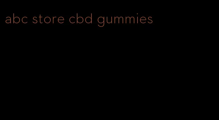 abc store cbd gummies