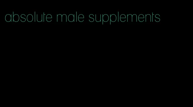 absolute male supplements