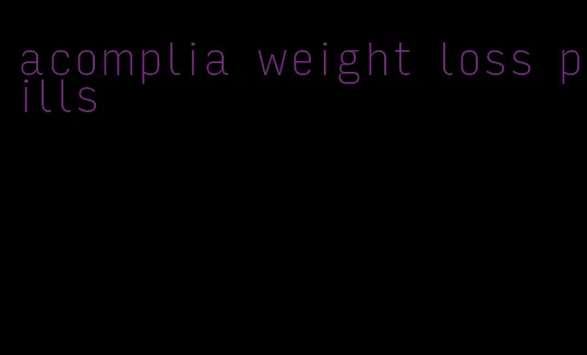 acomplia weight loss pills