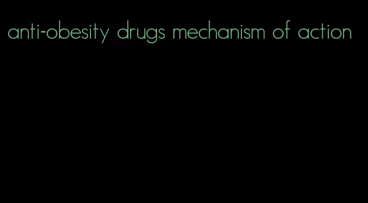 anti-obesity drugs mechanism of action