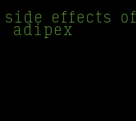 side effects of adipex