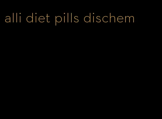 alli diet pills dischem