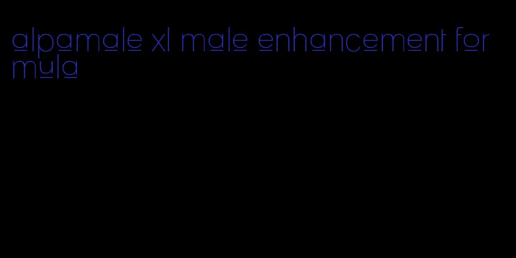 alpamale xl male enhancement formula