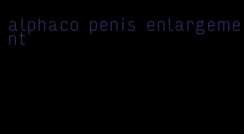 alphaco penis enlargement