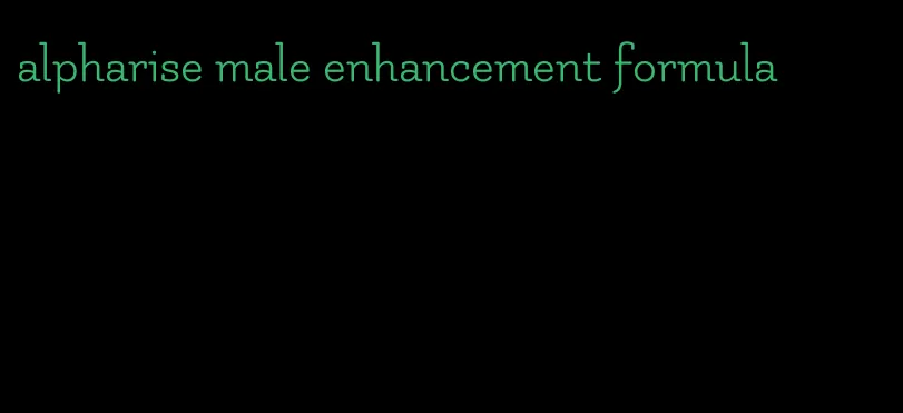 alpharise male enhancement formula