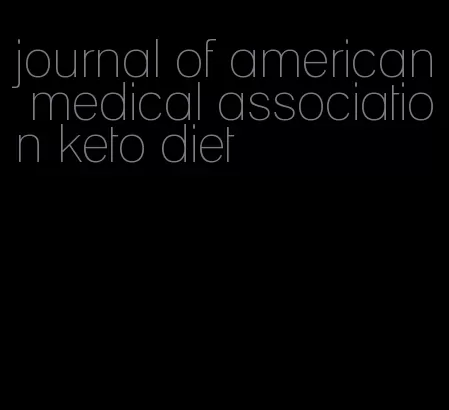 journal of american medical association keto diet