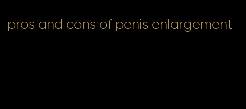 pros and cons of penis enlargement