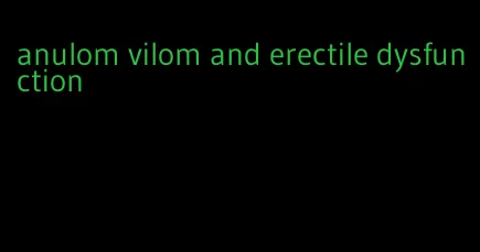 anulom vilom and erectile dysfunction