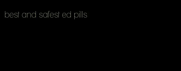 best and safest ed pills