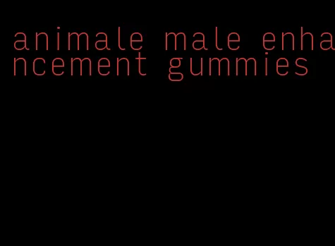 animale male enhancement gummies