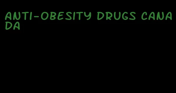 anti-obesity drugs canada