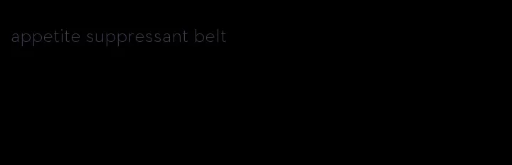 appetite suppressant belt