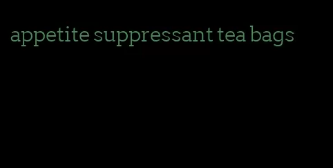 appetite suppressant tea bags