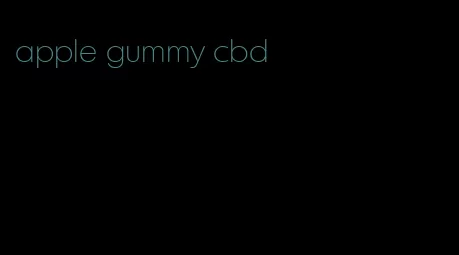 apple gummy cbd