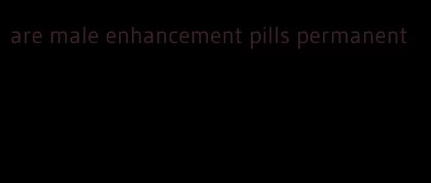 are male enhancement pills permanent