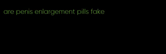 are penis enlargement pills fake