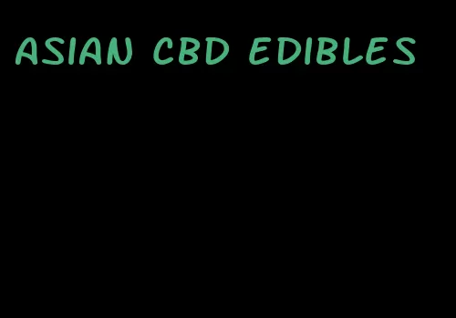 asian cbd edibles