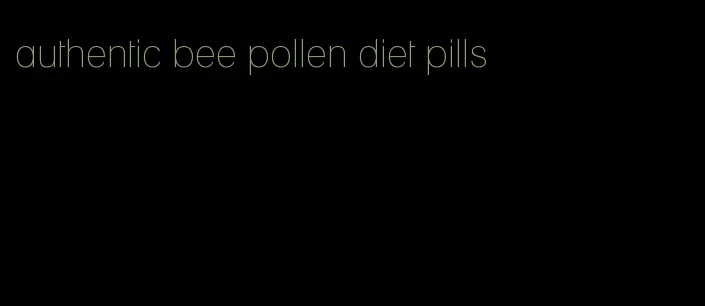 authentic bee pollen diet pills