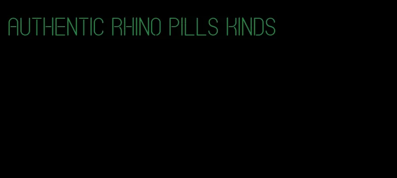 authentic rhino pills kinds