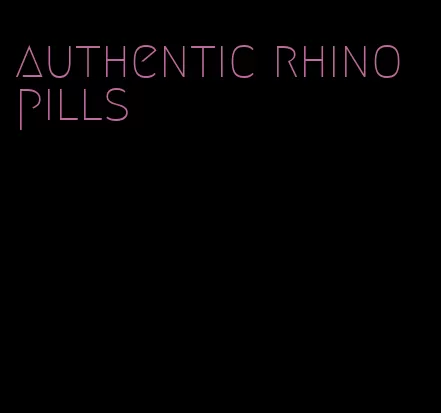 authentic rhino pills