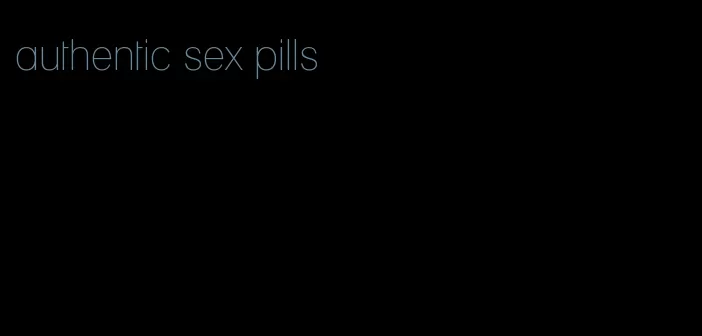 authentic sex pills