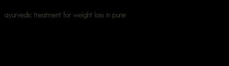 ayurvedic treatment for weight loss in pune