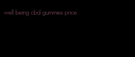 well being cbd gummies price