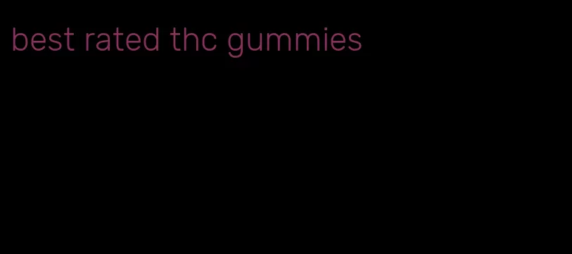 best rated thc gummies