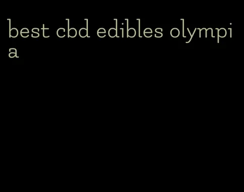 best cbd edibles olympia