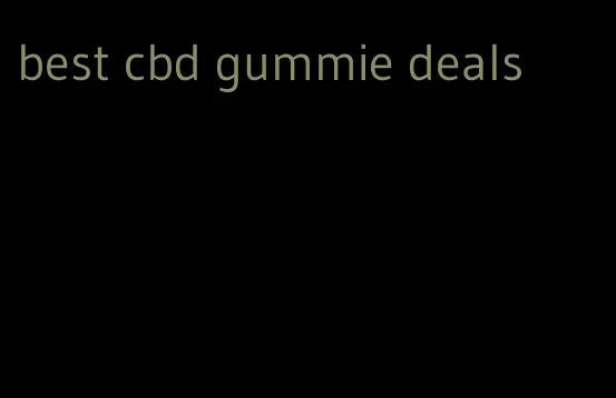 best cbd gummie deals