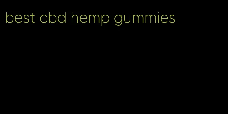 best cbd hemp gummies