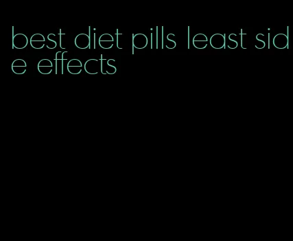 best diet pills least side effects