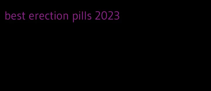 best erection pills 2023