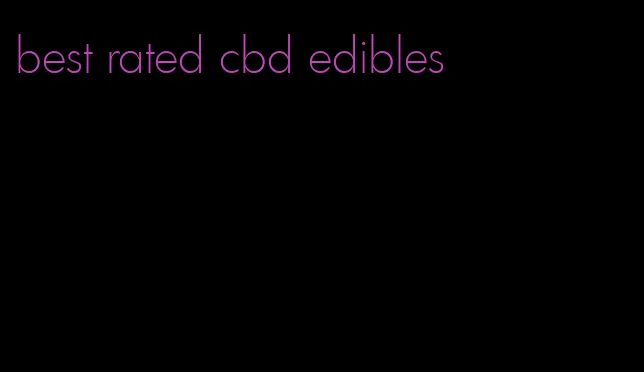 best rated cbd edibles