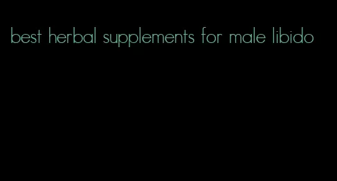 best herbal supplements for male libido