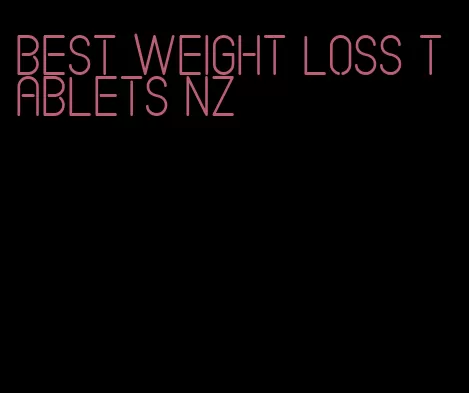 best weight loss tablets nz