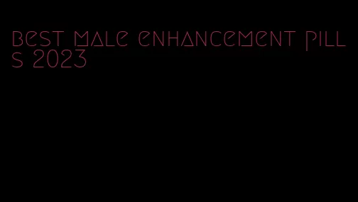 best male enhancement pills 2023