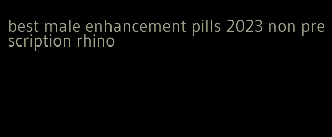 best male enhancement pills 2023 non prescription rhino