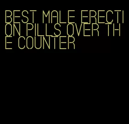 best male erection pills over the counter