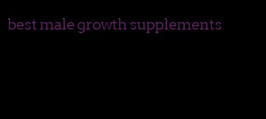 best male growth supplements