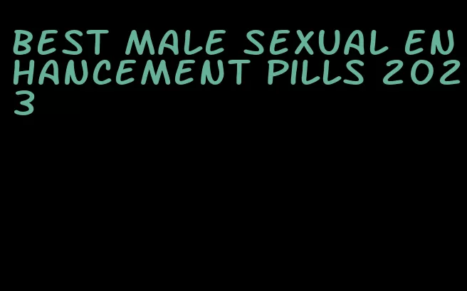 best male sexual enhancement pills 2023