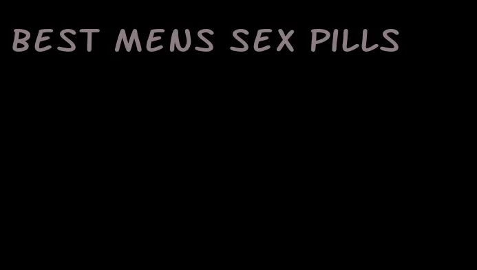 best mens sex pills