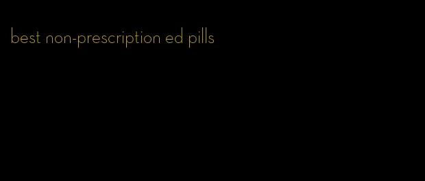 best non-prescription ed pills