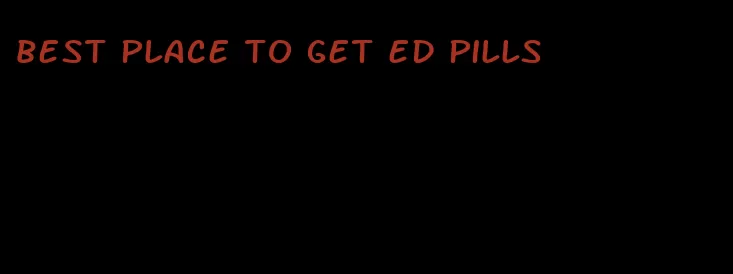 best place to get ed pills